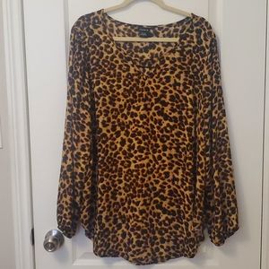 Leopard Print Blouse